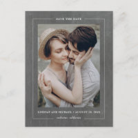 Teclado Elegante mínimo Salve a foto da data