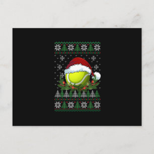 Cartão Postal De Anúncio Tenis Ugly Christmas Santa Chapéu Família Pijamas