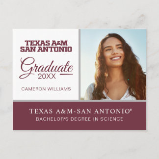Cartão Postal De Anúncio Texas A&M San Antonio