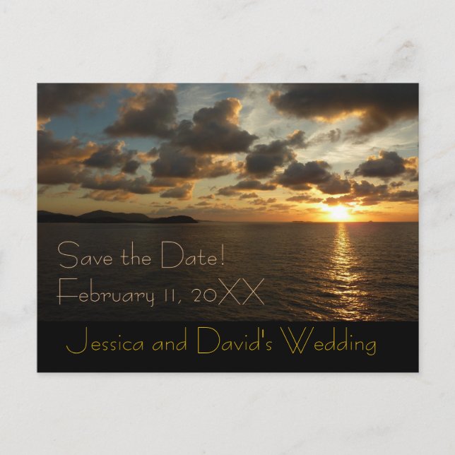 Cartão Postal De Anúncio Thomas Salve o Cartão-Postal de Data (Frente)