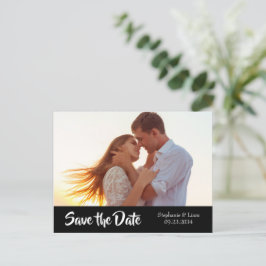 Cartão Postal De Anúncio Tipografia Moderna Personalizada Salve a Data