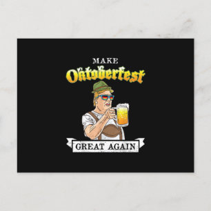 Cartão Postal De Anúncio Tornar o Excelente do Oktoberfest novamente Bebend