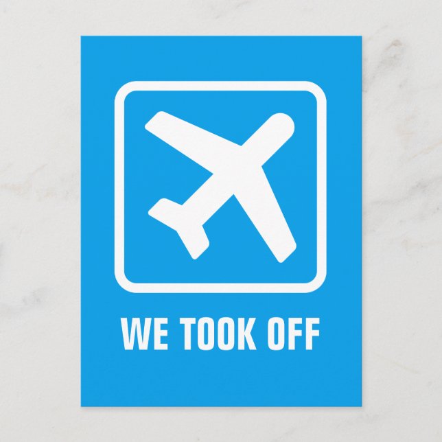 Cartão Postal De Anúncio Transferência engraçada ou novo endereço movendo c (Frente)