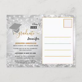 Cartão Postal De Anúncio Turma Elegante de 20XX, Foto, Formatura An