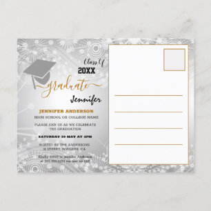 Cartão Postal De Anúncio Turma Elegante de 20XX, Foto, Formatura An