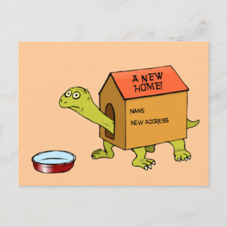 Cartão Postal De Anúncio Uma nova casa