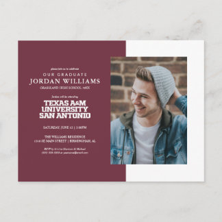 Cartão Postal De Anúncio Universidade do Texas A&M - San Antonio