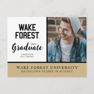 Cartão Postal De Anúncio Universidade Wake Forest Wake Forest