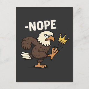 Cartão Postal De Anúncio Vamos Lá TACO Trump 4 De Julho Amantes De Tacos