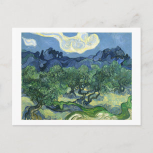 Cartão Postal De Anúncio Van Gogh   Oliveiras   Alteração de Endereço