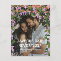 Vinhas de Wisteria Floral Foto Personalizada Casam