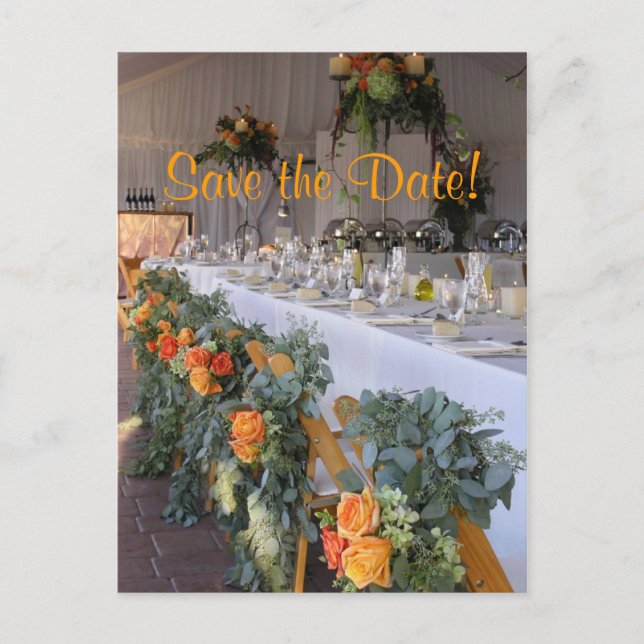 Cartão Postal De Anúncio Vinícola Sonoma, Salve a Data! (Frente)