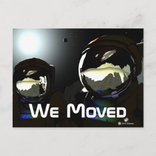 Cartão Postal De Anúncio Visitantes Inesperados OVNI