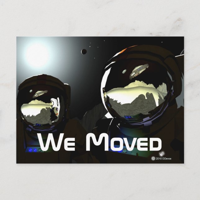 Cartão Postal De Anúncio Visitantes Inesperados OVNI (Frente)