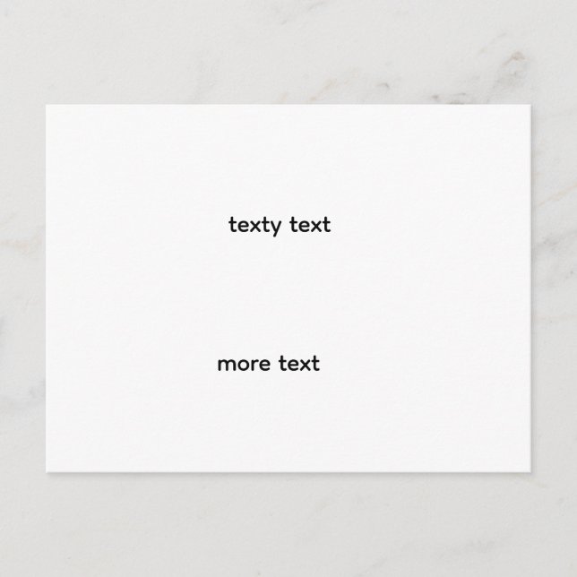 Cartão Postal De Anúncio waefwef (Frente)