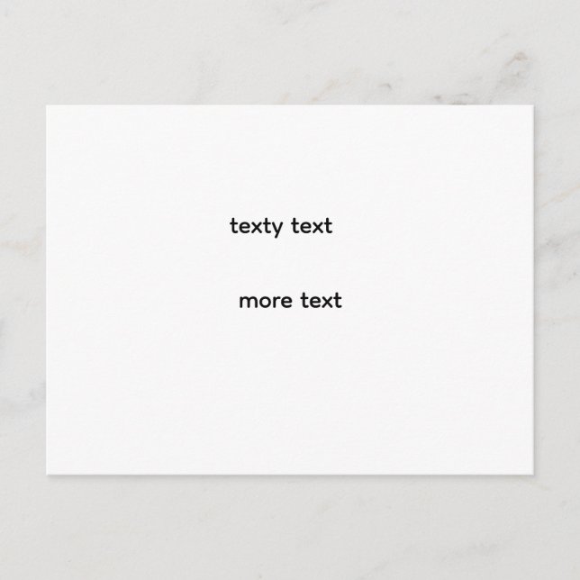 Cartão Postal De Anúncio waefwef announcement postcard (Frente)