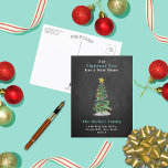 Cartão Postal De Anúncio Watercolor Pine Christmas Tree New Home Holiday<br><div class="desc">Celebrate in style with these trendy new home moving announcement postcards. The design is easy to personalize with your own wording and your family and friends will be thrilled when they receive these fabulous change of address announcement postcards.</div>