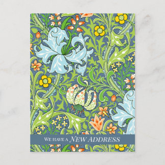 Cartão Postal De Anúncio William Morris Golden Lily CC1223 Móvel