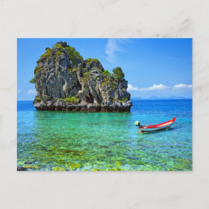 Cartão postal de apartamento com vista para o mar 