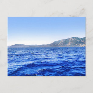 Cartão postal de apartamento com vista para o mar 