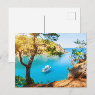 Cartão postal de apartamento com vista para o mar