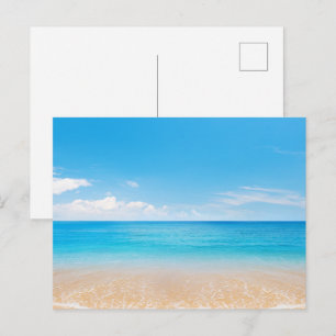 Cartão postal de apartamento com vista para o mar