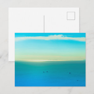 Cartão postal de apartamento com vista para o mar