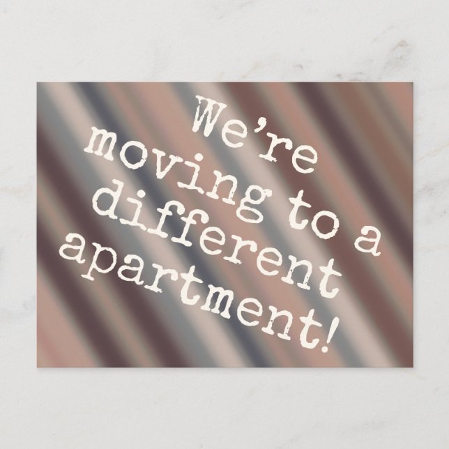 Cartão postal de apartamento novo estilo Cabana (Frente)