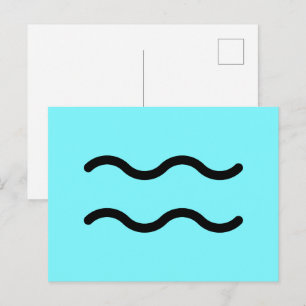 Cartão postal de Aquário