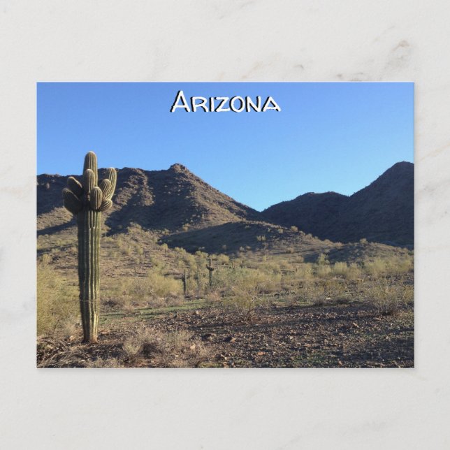 Cartão postal de arizona (Frente)