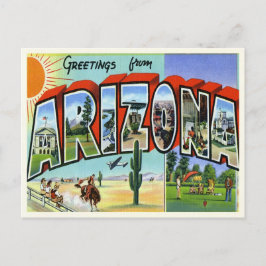 Cartão postal de Arizona Vintage