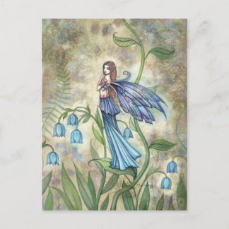 Cartão postal de arte da fada Blue Bell