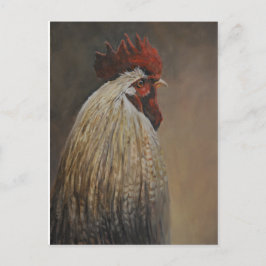 Cartão Postal de Arte de Ave de Galo Orgulhoso