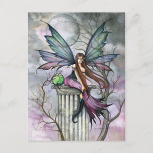 Cartão Postal de Arte de Fada Fantasia Gótica