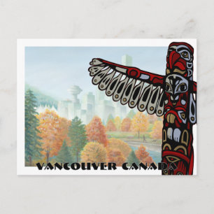 Cartão Postal de Arte de Vancouver Cartões do Tote