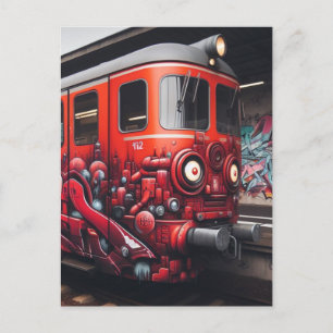 Cartão postal de arte do grafite