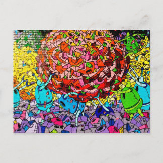 Cartão postal de Arte do Grafite Williamburg