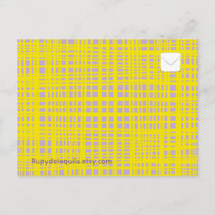 Cartão Postal de Arte em Tela