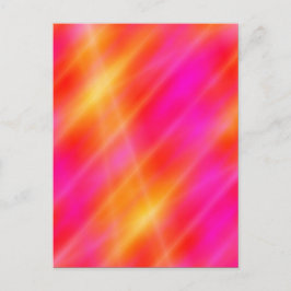 Cartão postal de arte espacial digital - Luzes cor