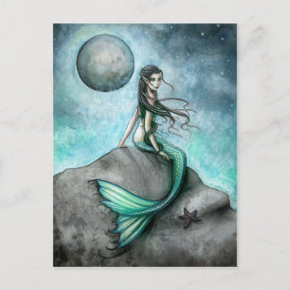 Cartão postal de arte fantasia da Meramid da Lua E