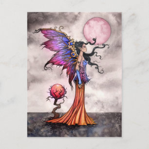 Cartão Postal de Arte Fantasia Fada Abigail Fae