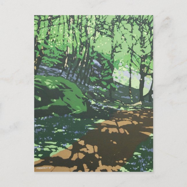 Cartão postal de arte fina ilustrada (Frente)