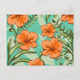 CARTÃO POSTAL DE ARTE HAWAIIANO