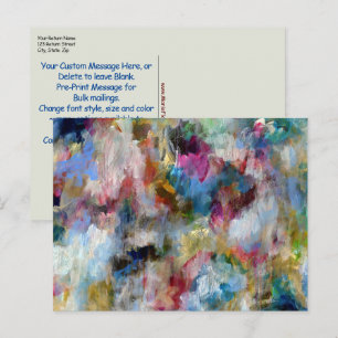 Cartão Postal de Arte Modelo Fine Stormy Original