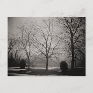 Cartão postal de Arte para Neve Derretida no Inver