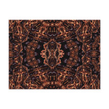 Cartão postal de arte psicodélica