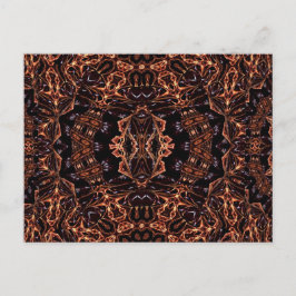 Cartão postal de arte psicodélica