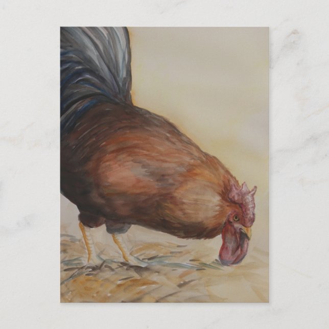 Cartão postal de Arte Rooster (Frente)