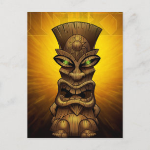 Cartão postal de arte Tiki
