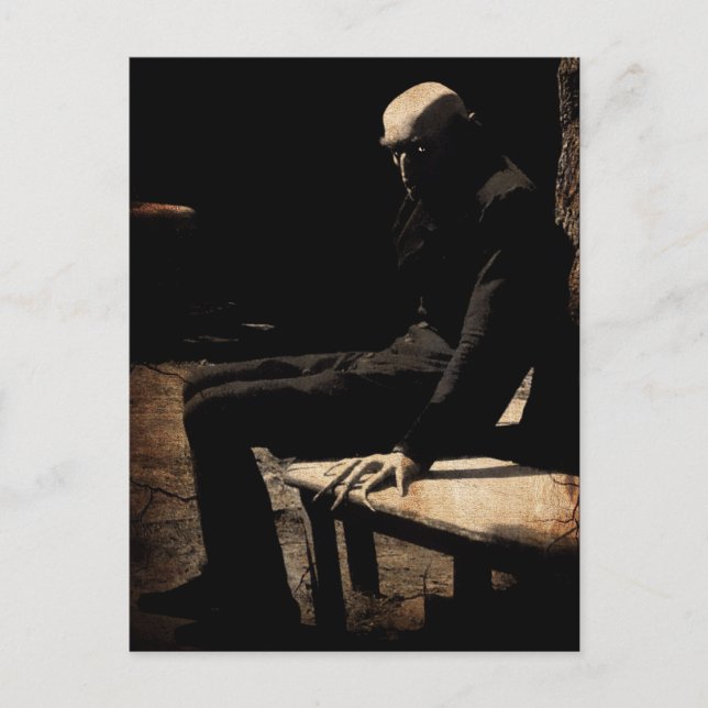 Cartão postal de arte Vintage Nosferatu (Frente)